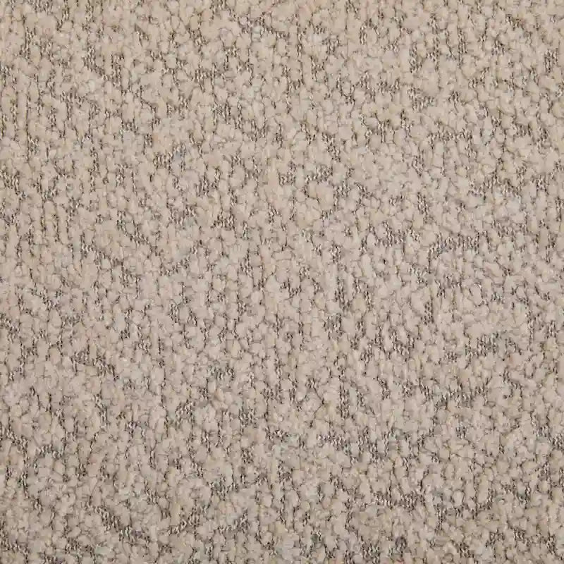 Cremefarbenes Bouclé-Loveseat mit Beinen aus Birkenholz