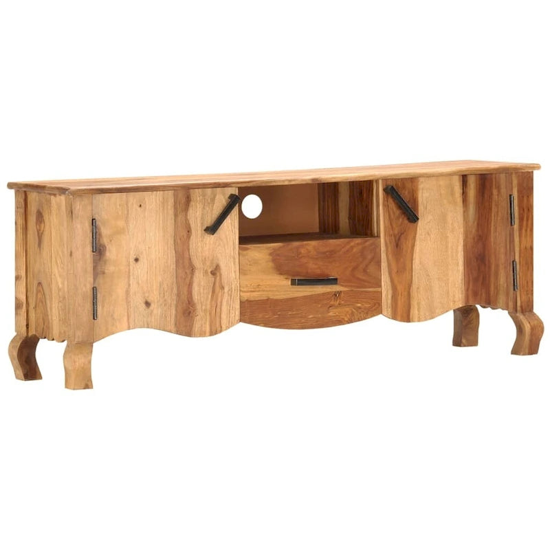 vidaXL TV Stand 45.3x11.8x16.5 Solid Wood