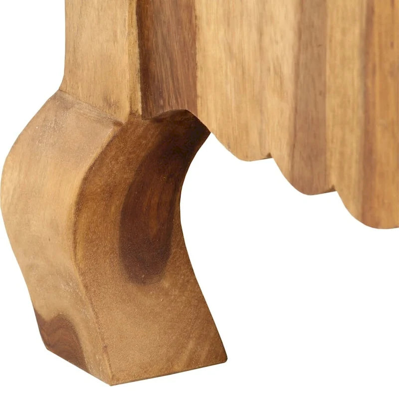 Mobile TV in legno massello con ante e cassetto