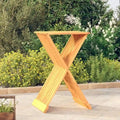 vidaXL Folding Stool 15.7x12.8x27.6 Solid Wood Teak