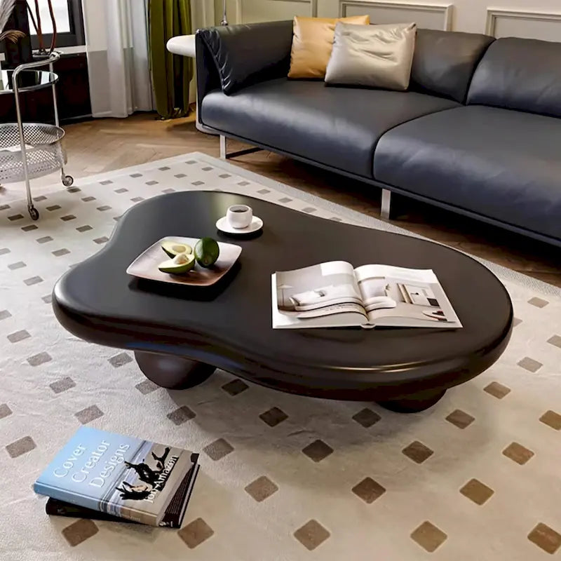 48-Zoll moderner Couchtisch in Wolkenform aus Holz