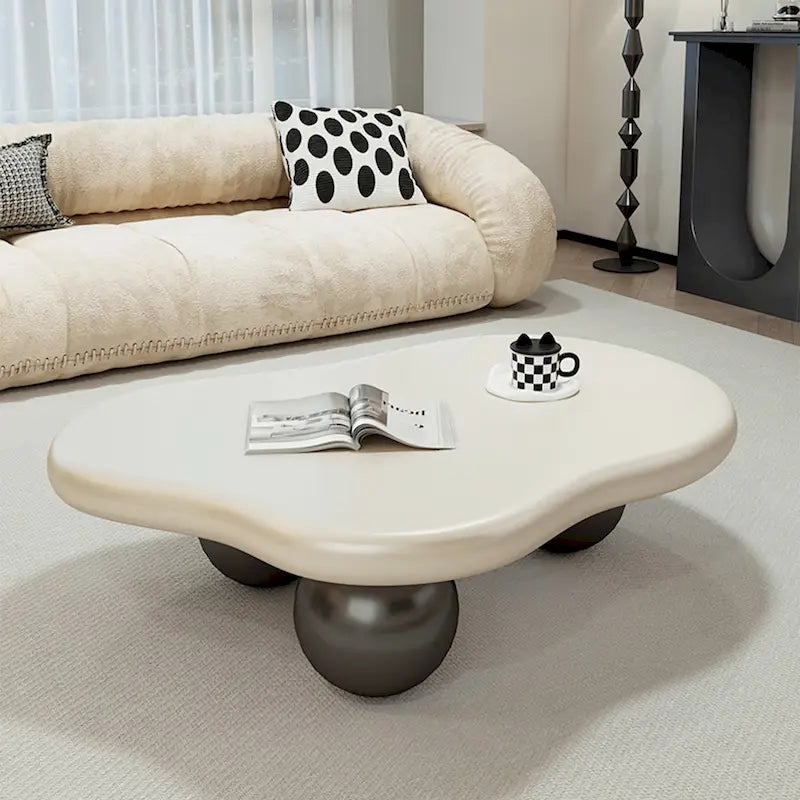 48-Zoll moderner Couchtisch in Wolkenform aus Holz