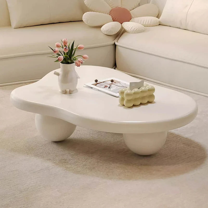 48-Zoll moderner Couchtisch in Wolkenform aus Holz