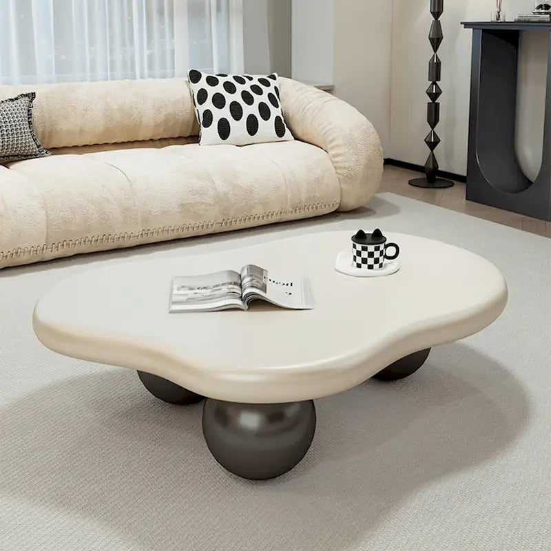 48-Zoll moderner Couchtisch in Wolkenform aus Holz