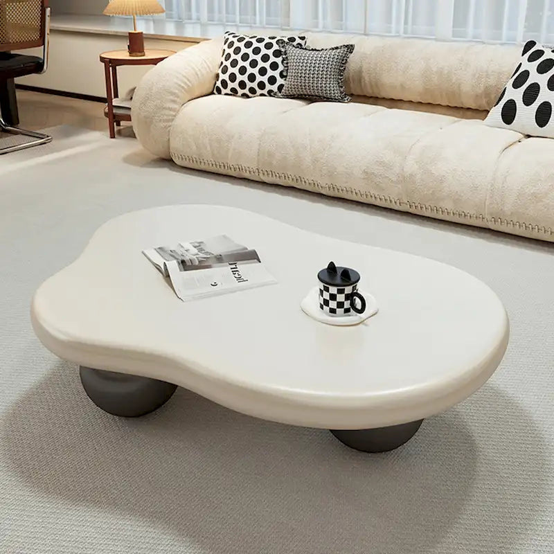 48-Zoll moderner Couchtisch in Wolkenform aus Holz