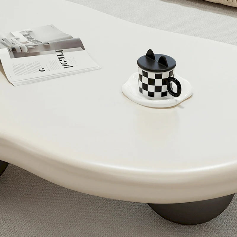 48-Zoll moderner Couchtisch in Wolkenform aus Holz