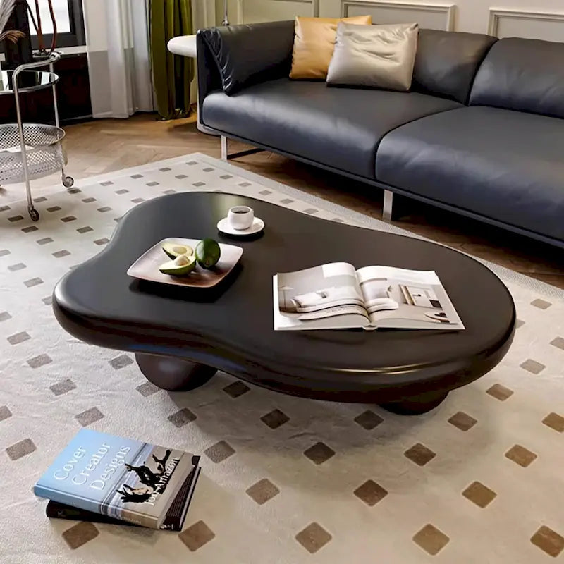 48-Zoll moderner Couchtisch in Wolkenform aus Holz