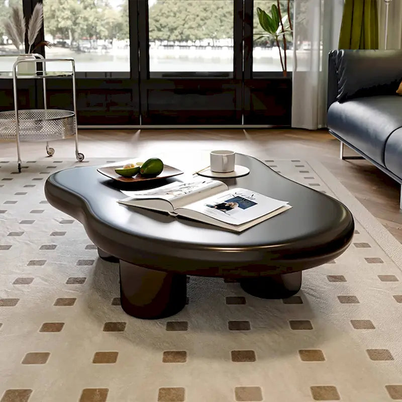 48-Zoll moderner Couchtisch in Wolkenform aus Holz