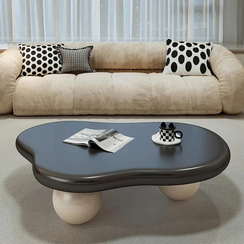 48-Zoll moderner Couchtisch in Wolkenform aus Holz