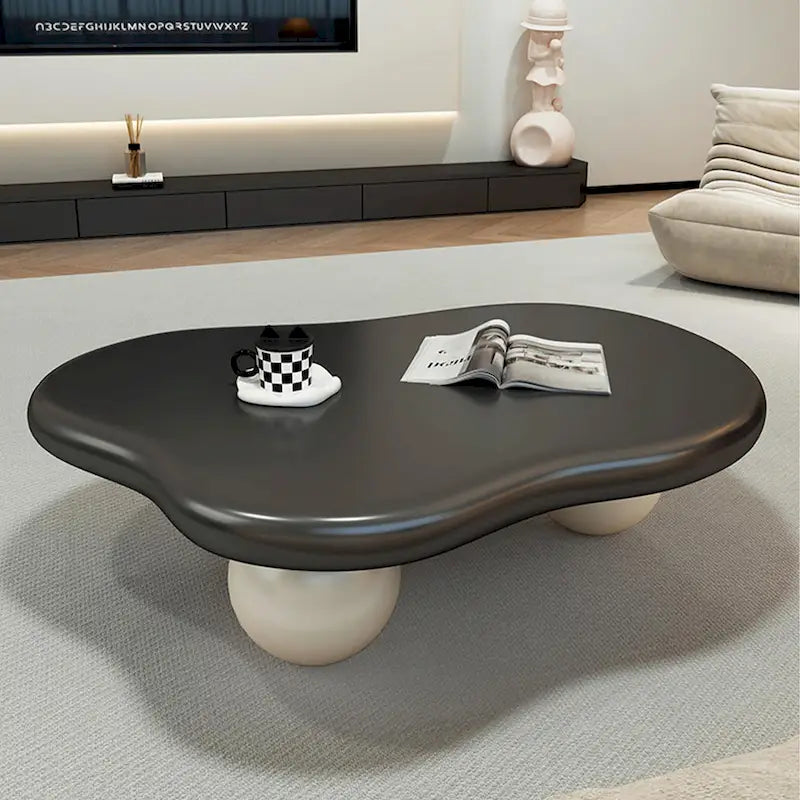 48-Zoll moderner Couchtisch in Wolkenform aus Holz