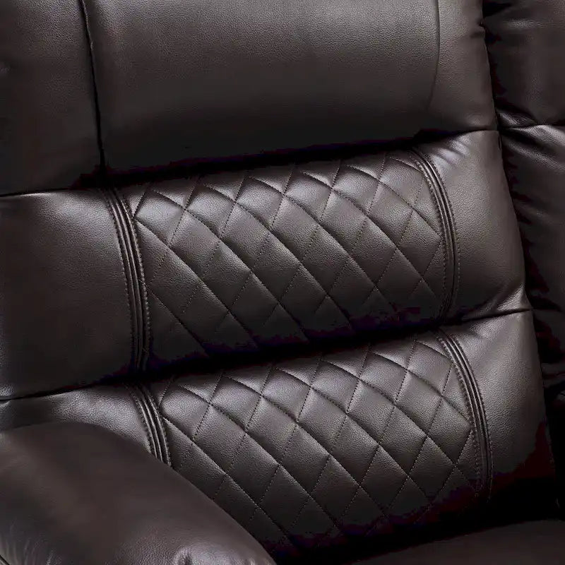 Elektrisch verstelbare loveseat met warmte, trilling en USB-poorten