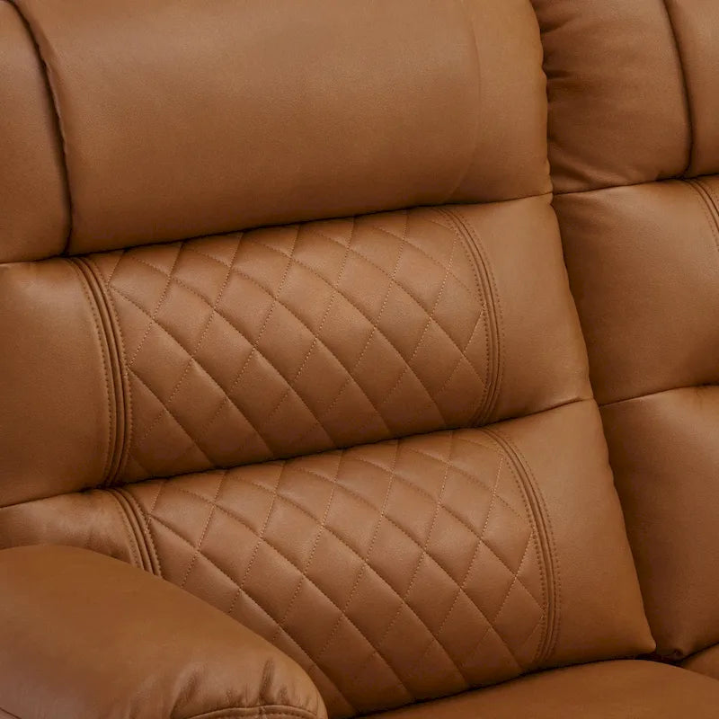 Elektrisch verstelbare loveseat met warmte, trilling en USB-poorten