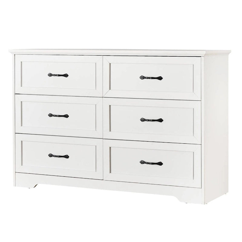Kommode mit 6 Schubladen und großem Fassungsvermögen, Schrank für das Schlafzimmer