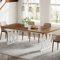 Eettafel van 70.87 inch met metalen frame voor thuis